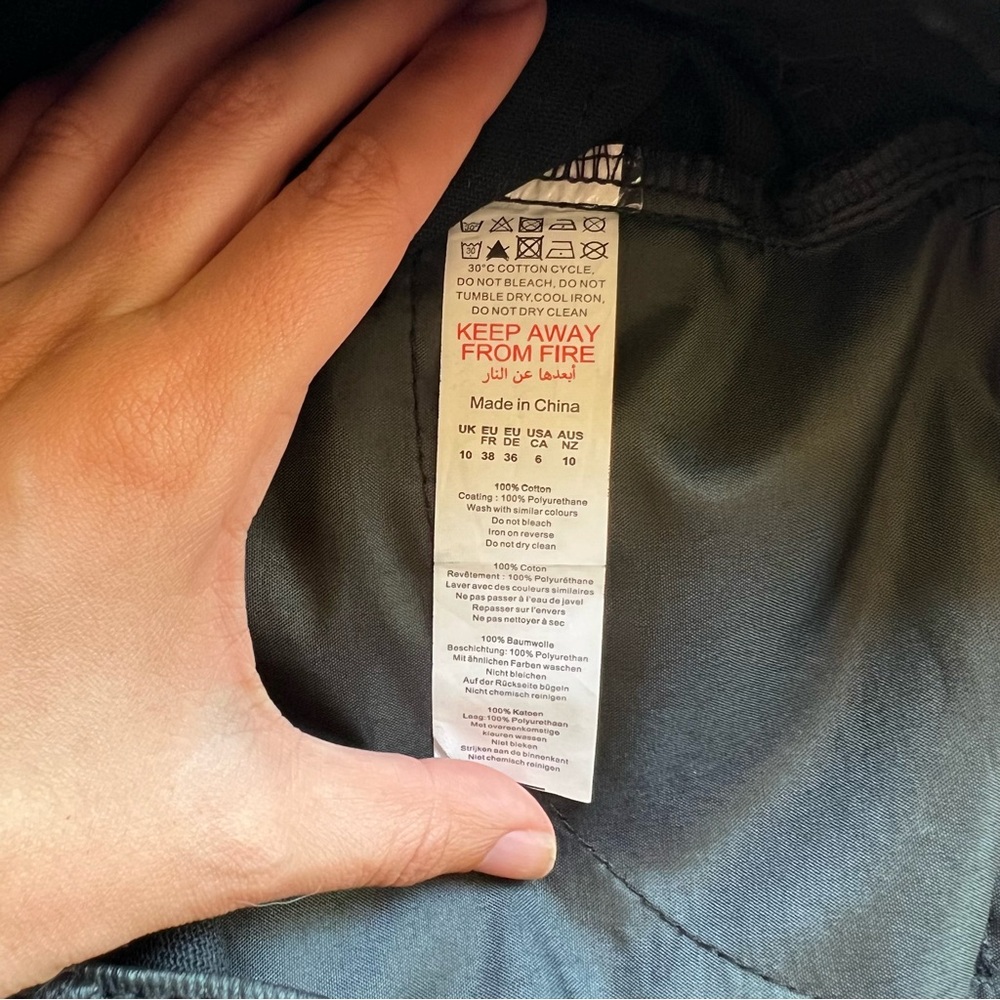 PrettyLittleThing Black Faux Leather Pants - Picture 8 of 8